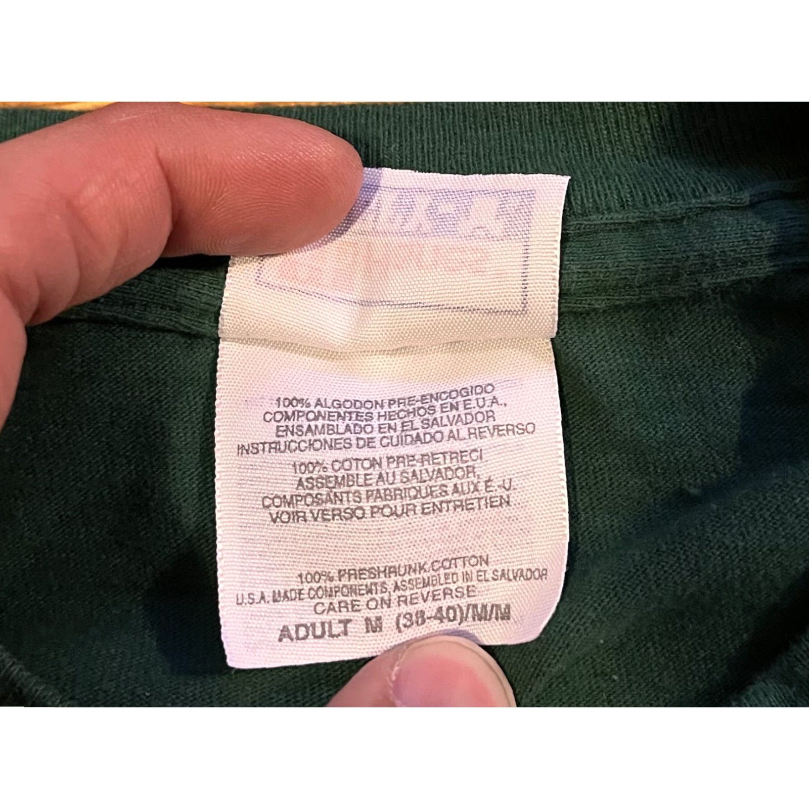 Hanes VINTAGE Hanes Shirt Men Medium Green Camp Weitzel Lake Champlain 2001 Logo Graphic Print Crew Neck Short Sleeve Jersey Cotton Size US M / EU 48-50 / 2 - 6 Thumbnail