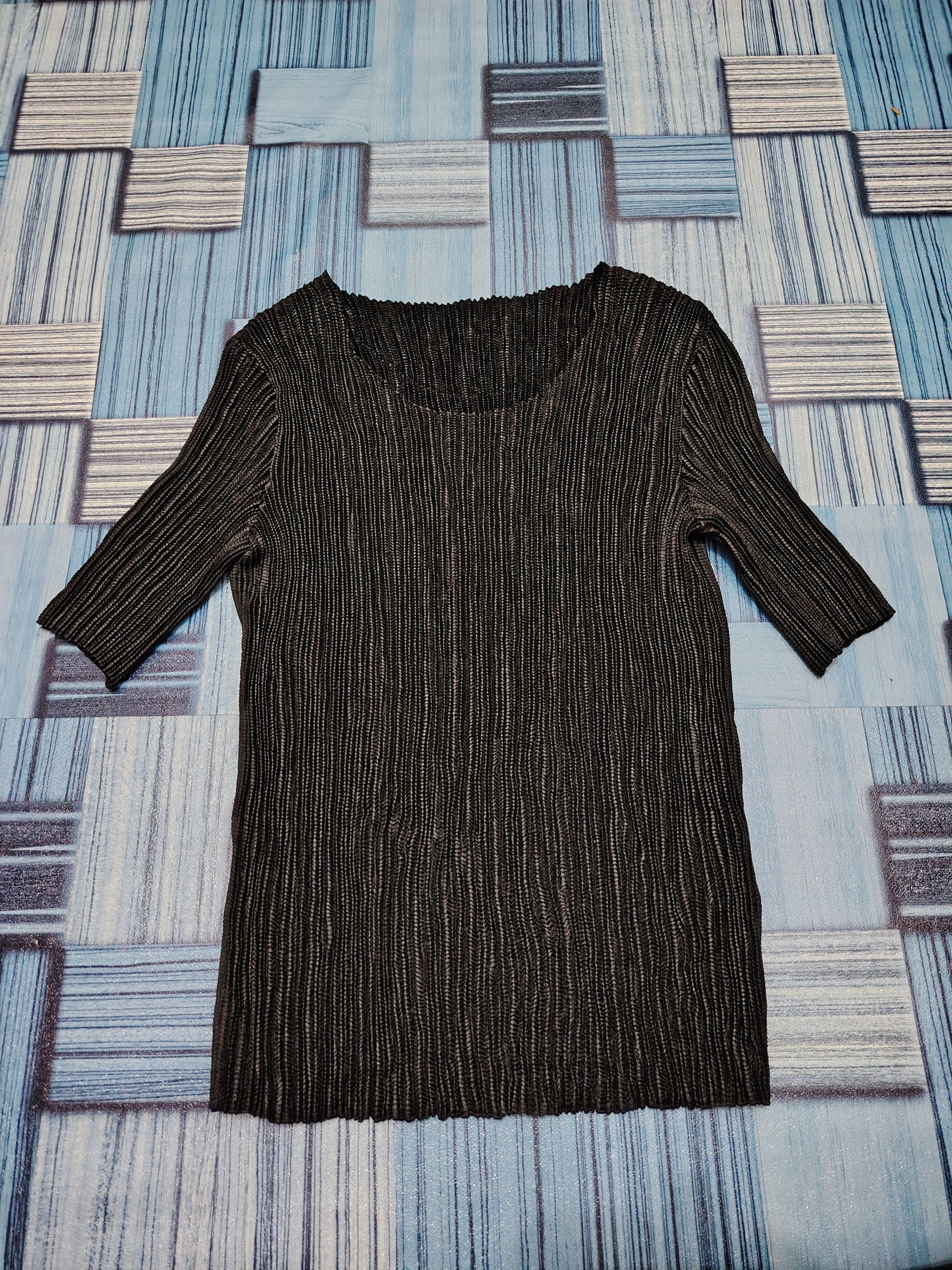 Issey Miyake × Japanese Brand × Pleats Please Issey Miyake Japanese SPECCHIO Pleats Please design issey miyake top Size XS / US 0-2 / IT 36-38 - 1 Thumbnail