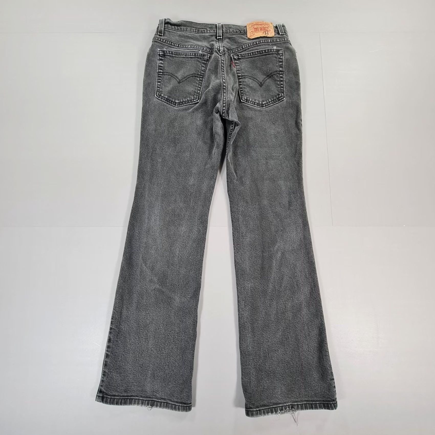 Levi's Levi's Jeans 517 Womens Grey W30 L31 Mid Rise Bootcut Stretch Denim 90s Vintage City Modern 5-Pocket Mens Womens Girls Size 30" / US 8 / IT 44 - 7 Thumbnail