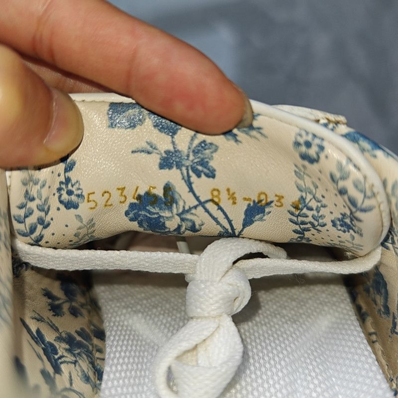 Gucci Gucci Ace Floral Print Sneakers for Men - Size US 9 / EU 42 - 3 Thumbnail