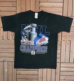 Vintage 00s Red NHL Stanley Cup Final T-Shirt - Small Cotton– Domno Vintage