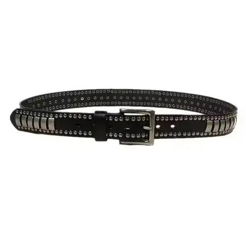 Other Leather Rock Punk Rivets Biker Belt Size ONE SIZE - 3 Thumbnail