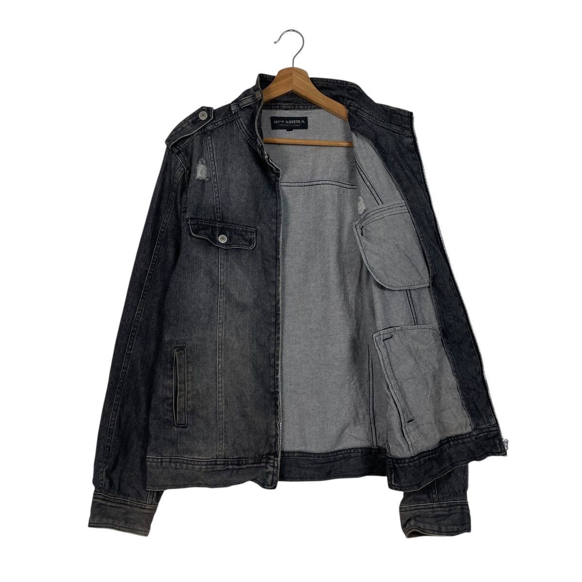 Japanese Brand Japanese Brand Bizarria Denim Jacket Size US S / EU 44-46 / 1 - 12 Thumbnail