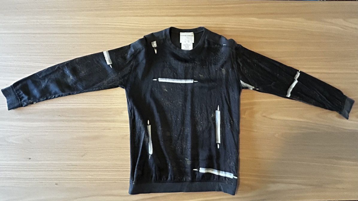 Stephan Schneider At Both Ends Silk and Cotton Long Sleeve Top Size US M / EU 48-50 / 2 - 2 Thumbnail