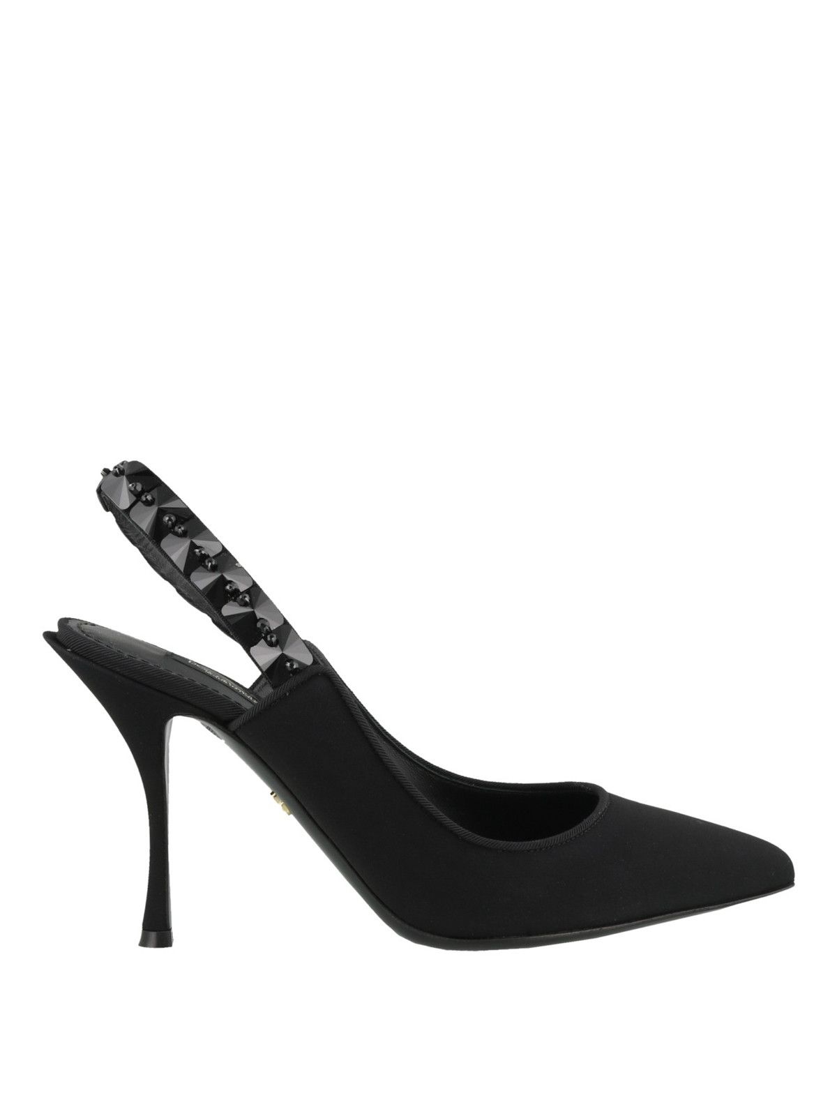 Dolce & Gabbana o1y0925 Spool Heel Pumps in Black Size US 4 / IT 34 - 1 Thumbnail