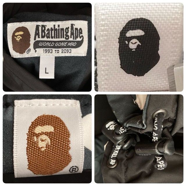 Bape 💫Glow in the dark💫 Reversible Down Vest BAPE City Camo APE Size US L / EU 52-54 / 3 - 9 Thumbnail