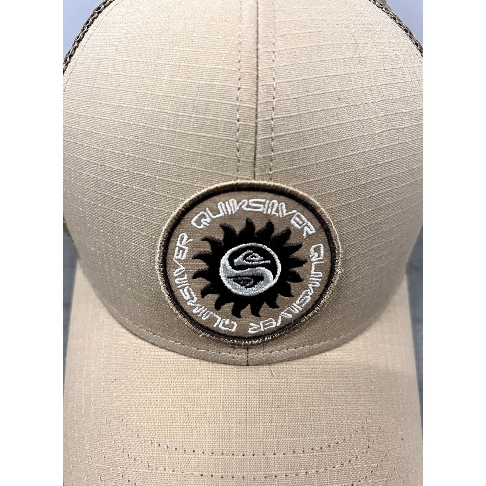 Quiksilver Quiksilver Trucker Hat Beige Brown Embroidered Patch Logo Adjustable Cap NWT Men Size ONE SIZE - 2 Thumbnail