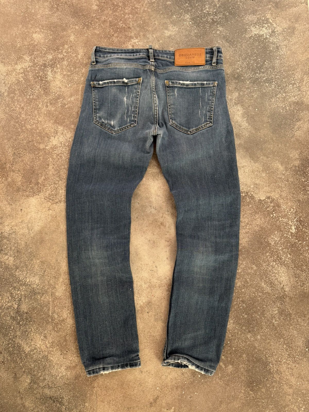 Dsquared2 × Vintage DSQUARED2 Distressed Denim Y2K Jeans Size 28" / US 6 / IT 42 - 4 Thumbnail