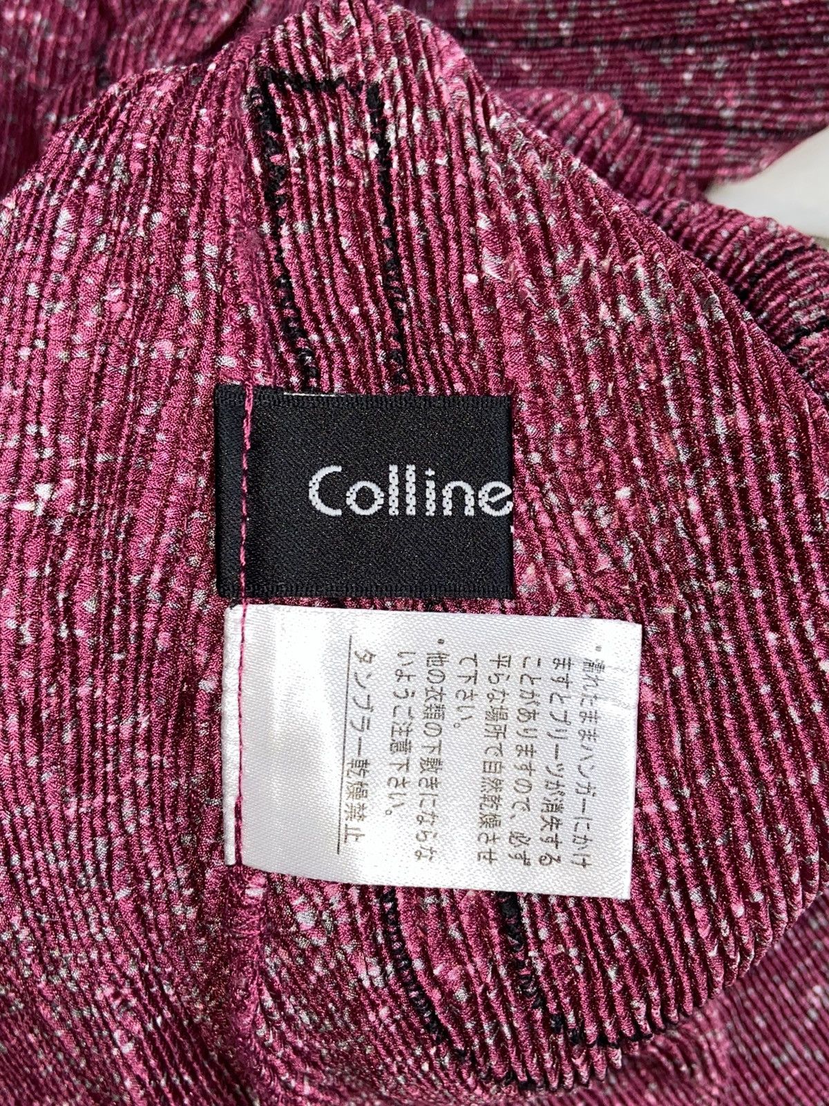 Designer × Japanese Brand COLLINEJARDIN Pink Pleats Blazers Size XS / US 0-2 / IT 36-38 - 16 Thumbnail