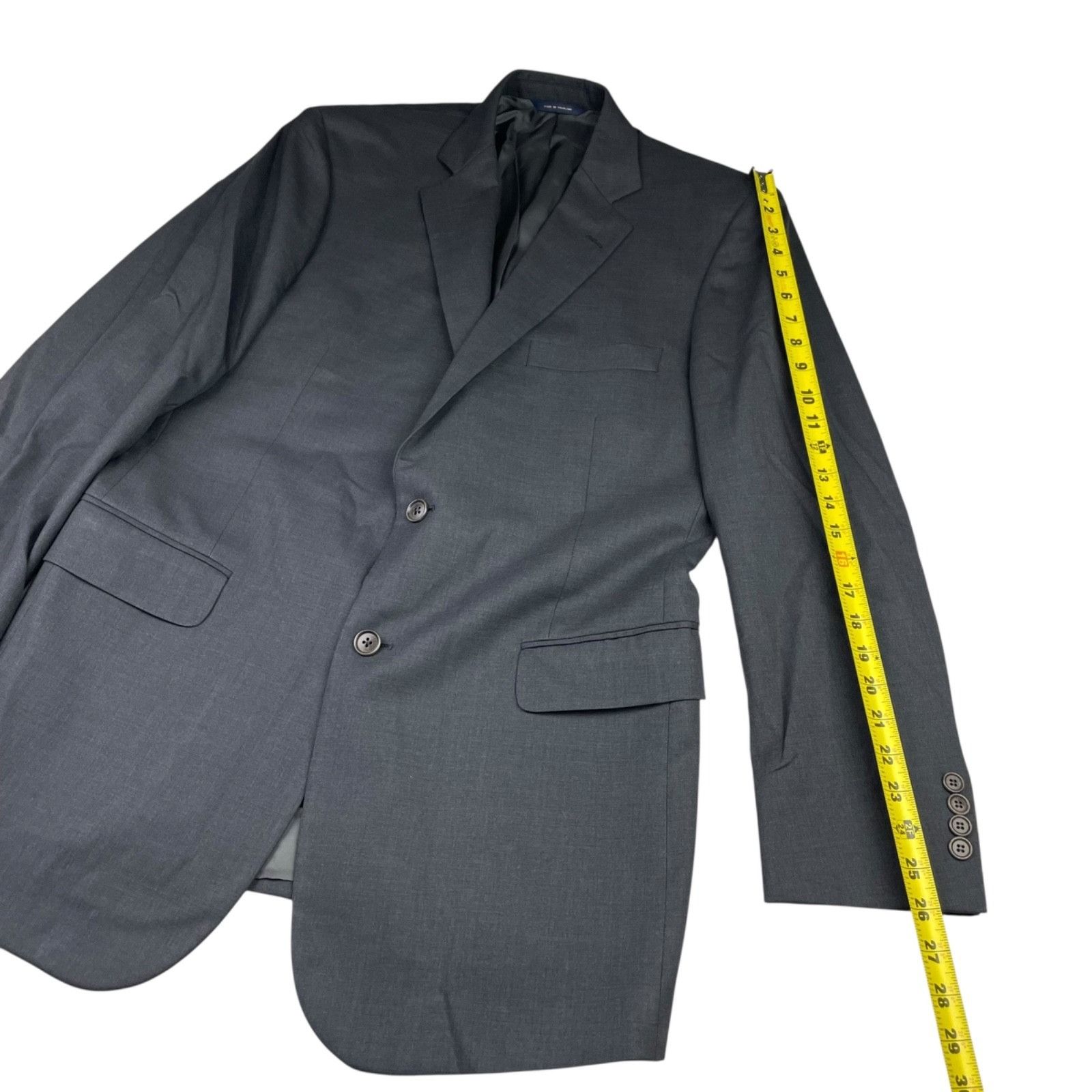 Brooks Brothers Brooks Brothers Men's Wool Stretch 2-Button Suit Gray • 41L Size 42L - 10 Thumbnail