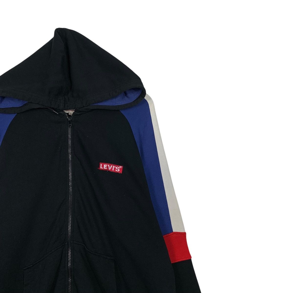 Levi's Levis Color Block Zipper Hoodie Size US M / EU 48-50 / 2 - 5 Thumbnail