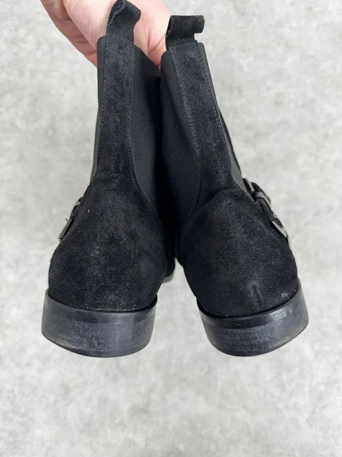 Just Cavalli 2010s Cavalli Black Suede Leather Boots Size US 11 / EU 44 - 7 Thumbnail
