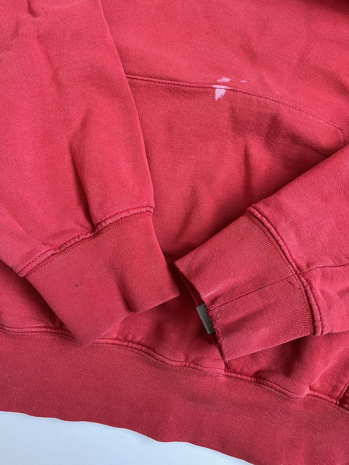 Carhartt × Vintage Vintage 90s Carhartt Men Distressed Red Logo Hoodie Size US L / EU 52-54 / 3 - 24 Thumbnail