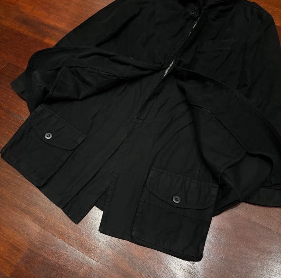 CABANE de ZUCCa × Issey Miyake × Japanese Brand Cabane De Zucca Layer Jacket Hoodie Size US L / EU 52-54 / 3 - 3 Thumbnail