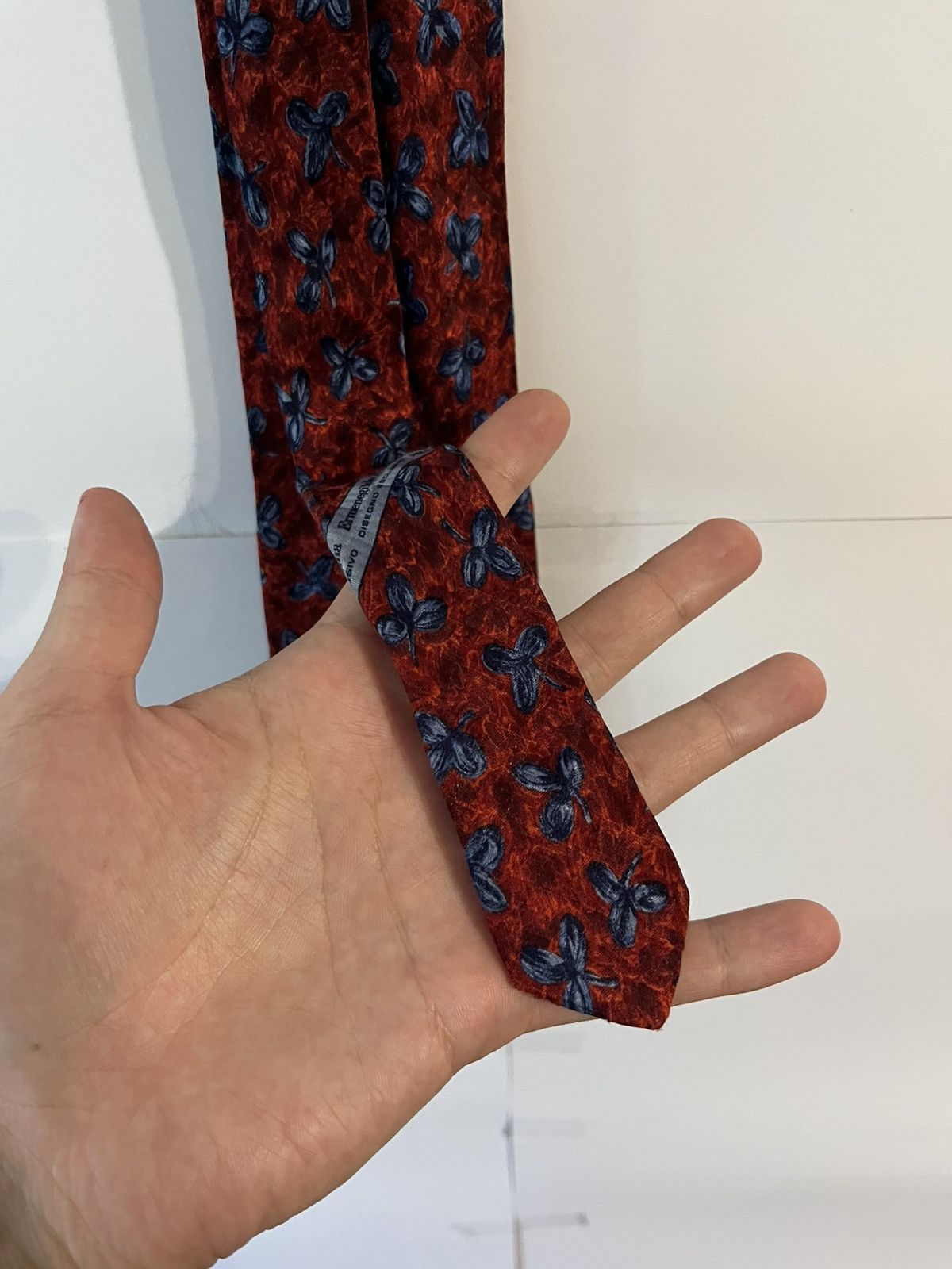 Ermenegildo Zegna Ermenegildo Zegna Luxury Classic Floral Silk Tie Size ONE SIZE - 3 Thumbnail