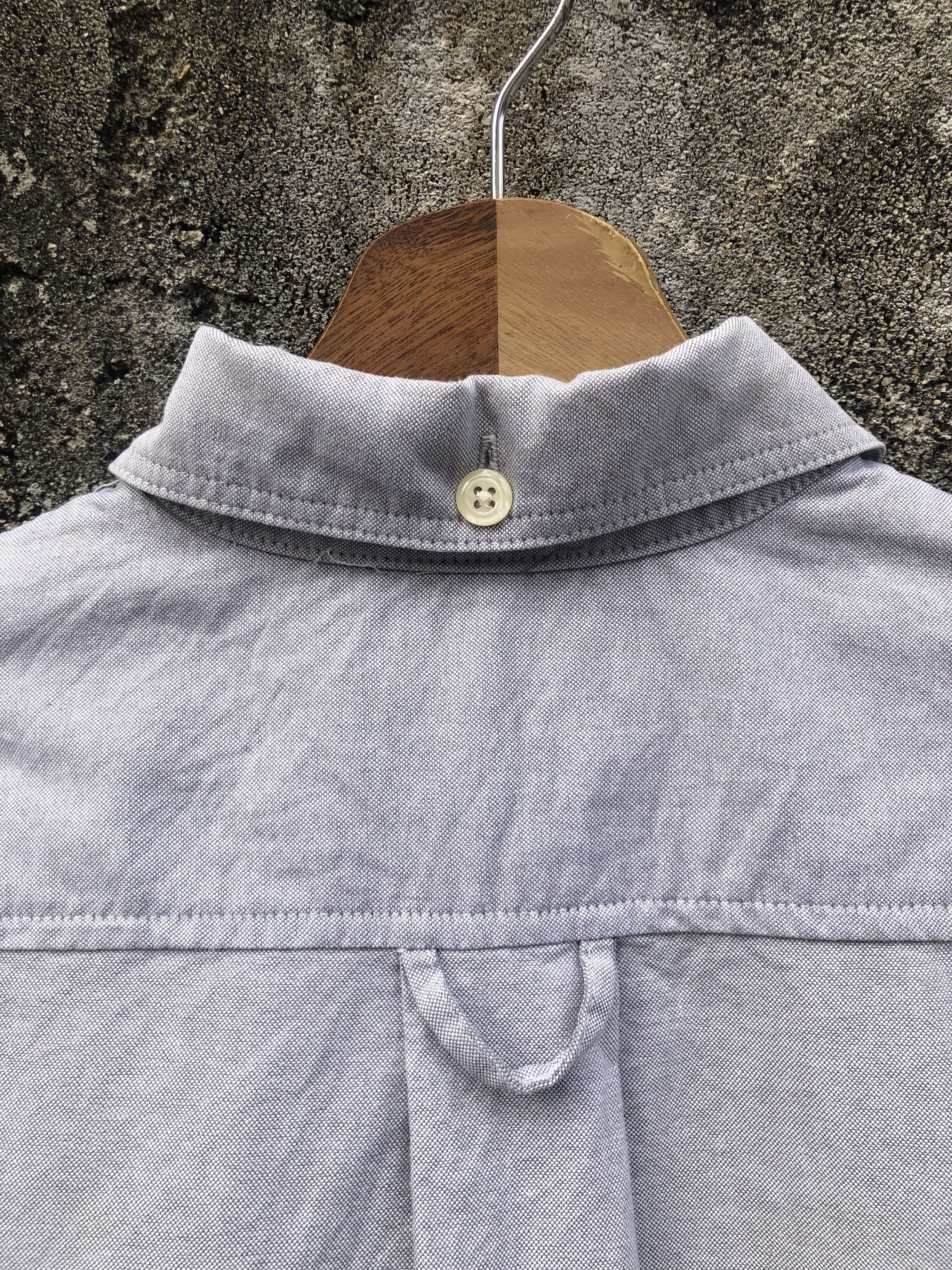 Thom Browne Gray Button Up Shirts Made In Usa