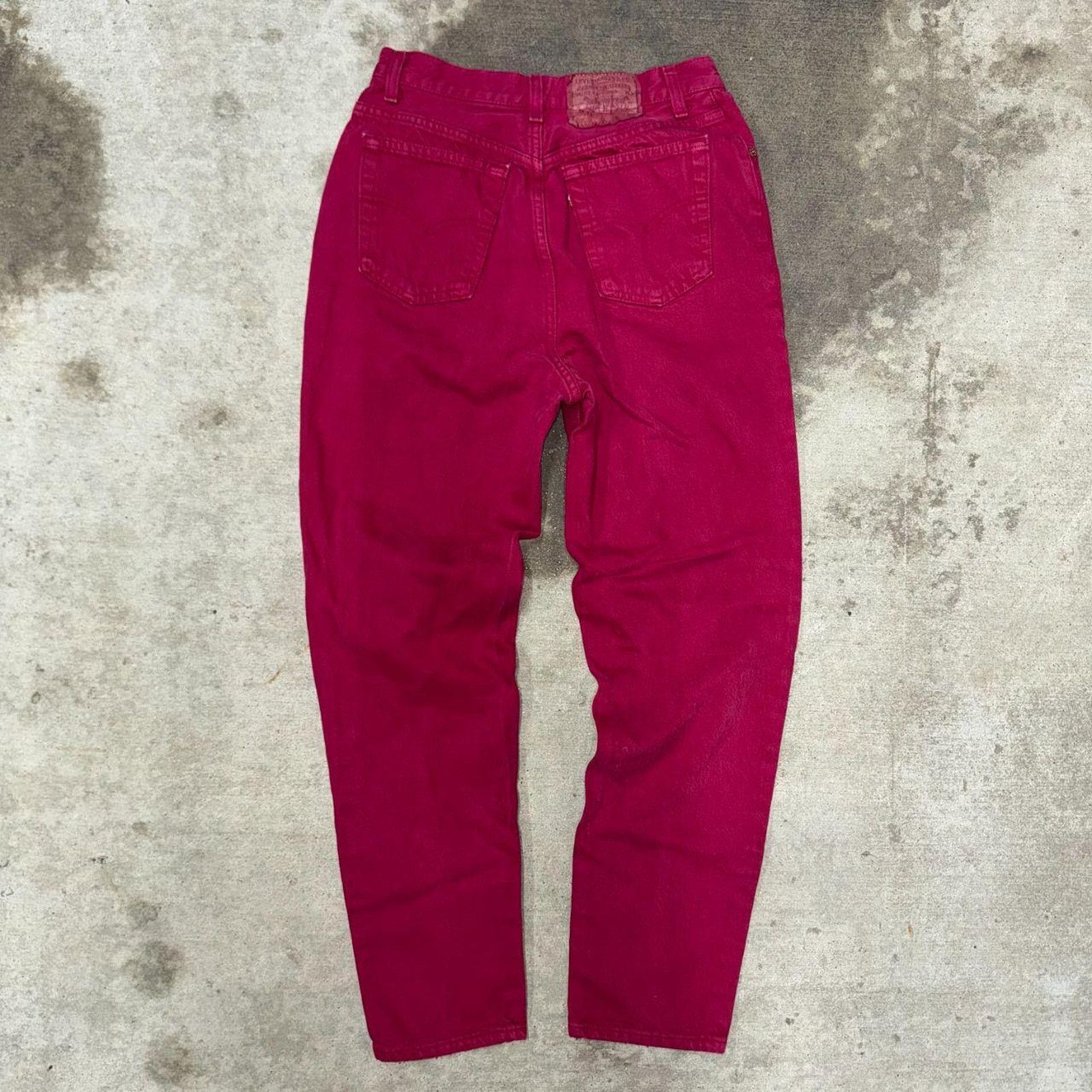 Levi's Vintage y2k levis strauss denim over dyed red 90s jeans Size 32" / US 10 / IT 46 - 1 Thumbnail