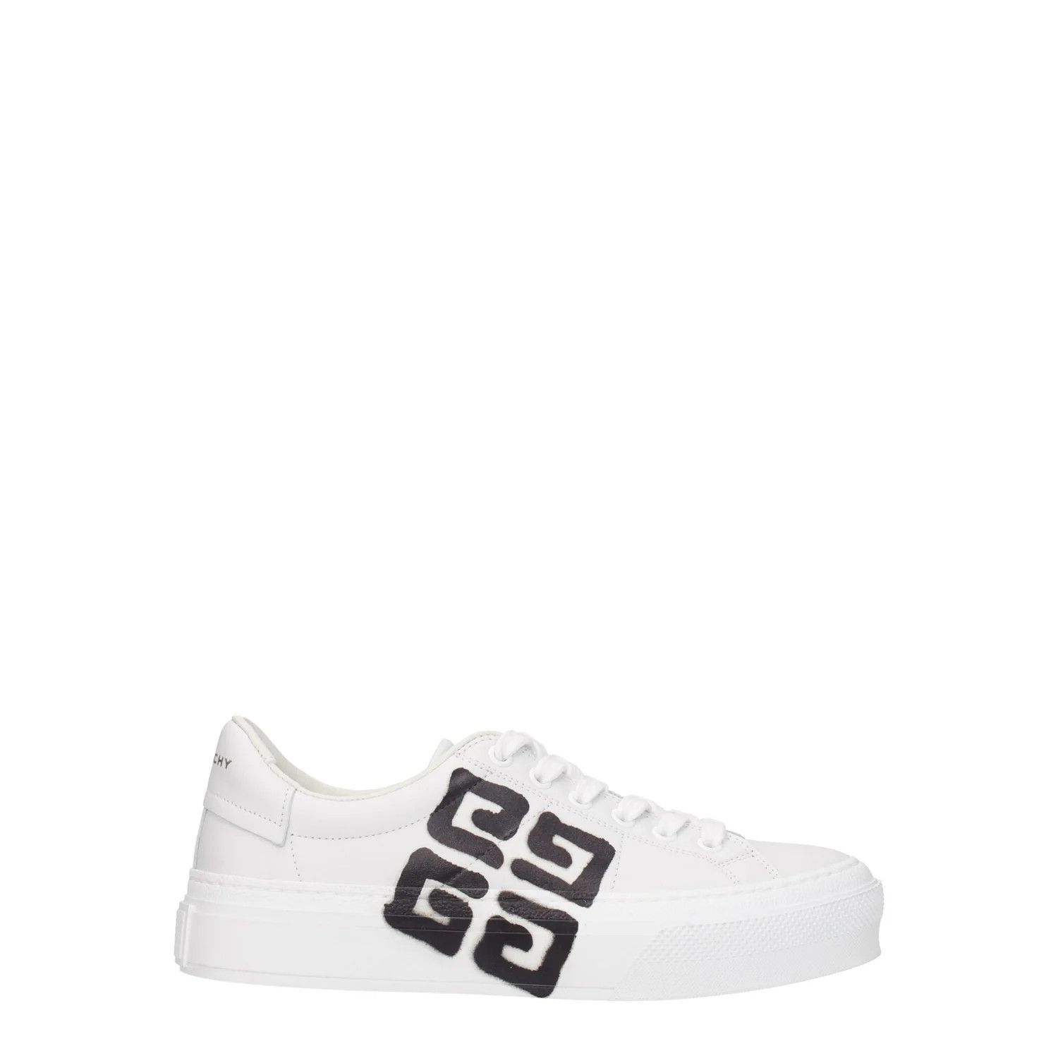 Givenchy ob1o1e1124 Leather Sneakers in White Black Size US 6.5 / IT 36.5 - 1 Thumbnail