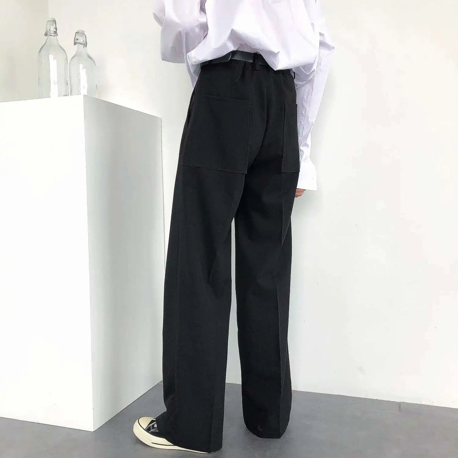 Japanese Brand Minimalistic Asian Style Casual Pants Black Size US 34 / EU 50 - 4 Thumbnail
