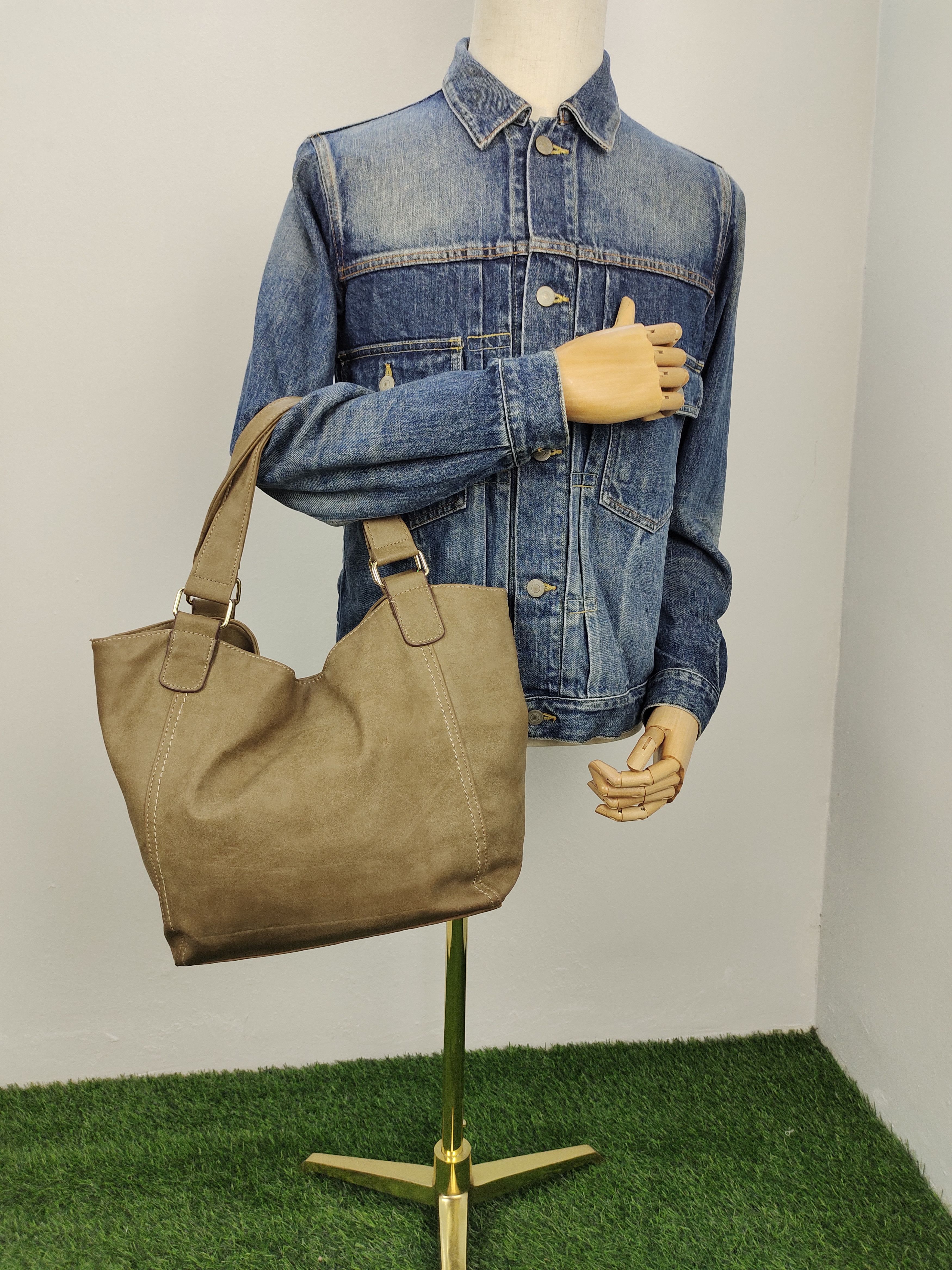 Beams Japan Vintage Beams Japan Patina Full Leather Tote Bag Size ONE SIZE - 3 Thumbnail