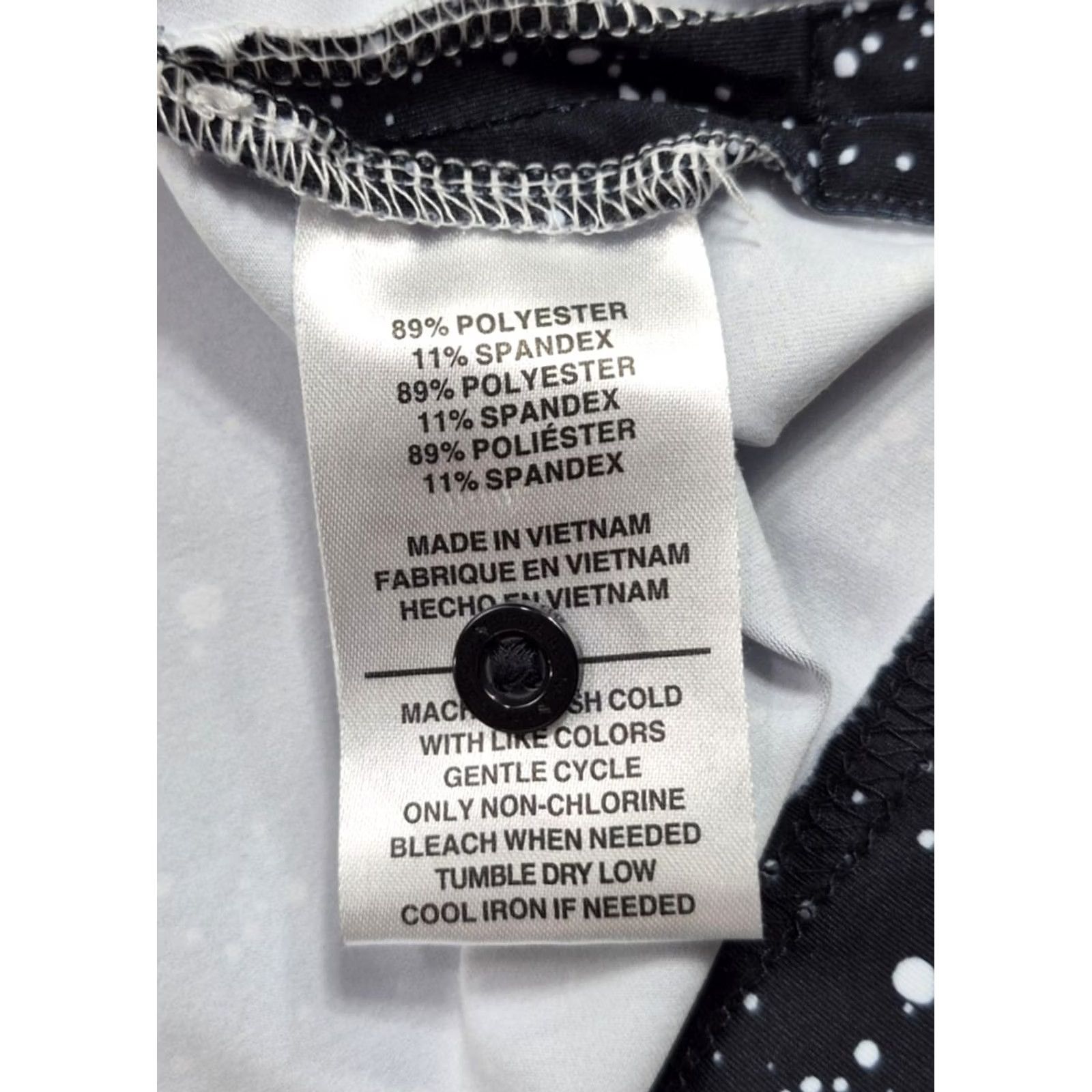 Vintage Birdie Bound Polo Shirt Mens XL Black Speckle Print Golf Performance Stretch Shirt Size US XL / EU 56 / 4 - 6 Thumbnail