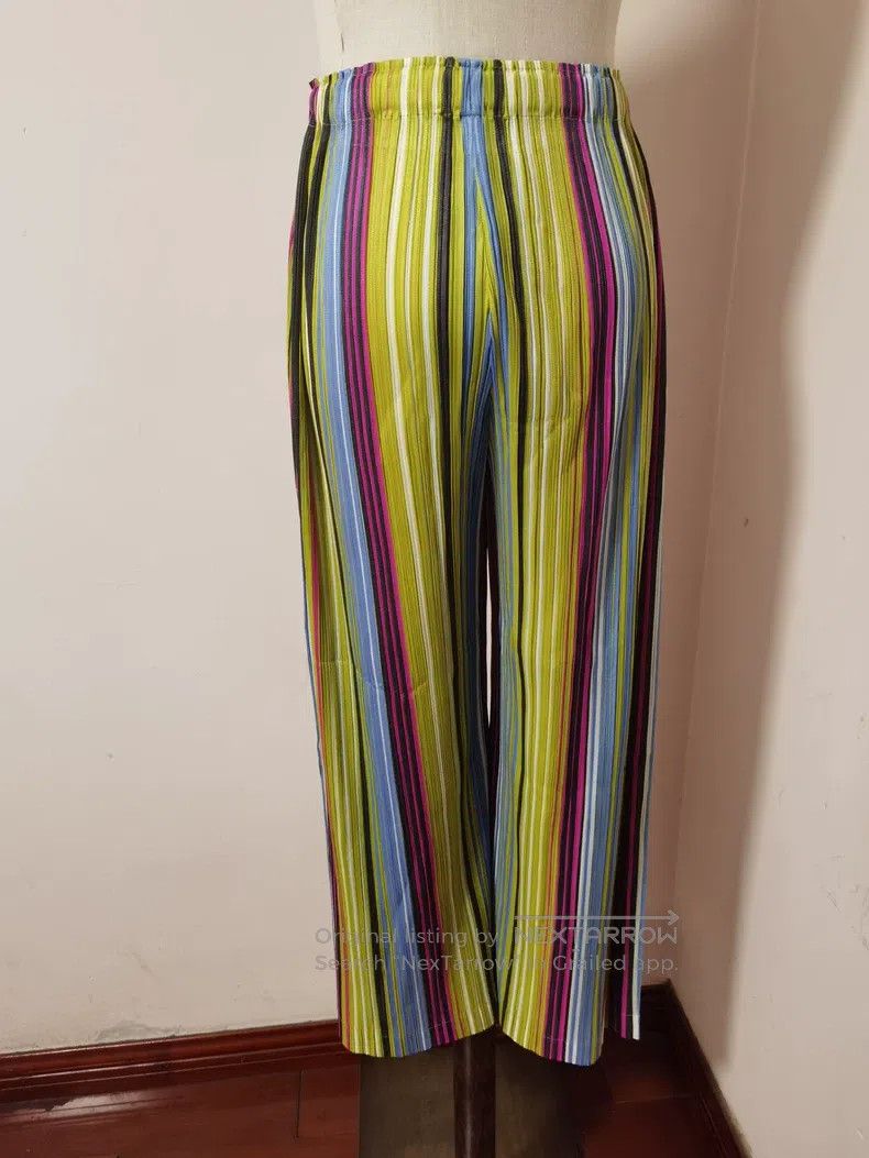 Issey Miyake Issey Miyake Striped Long Pants Size 25" / US 0 / IT 36 - 4 Thumbnail