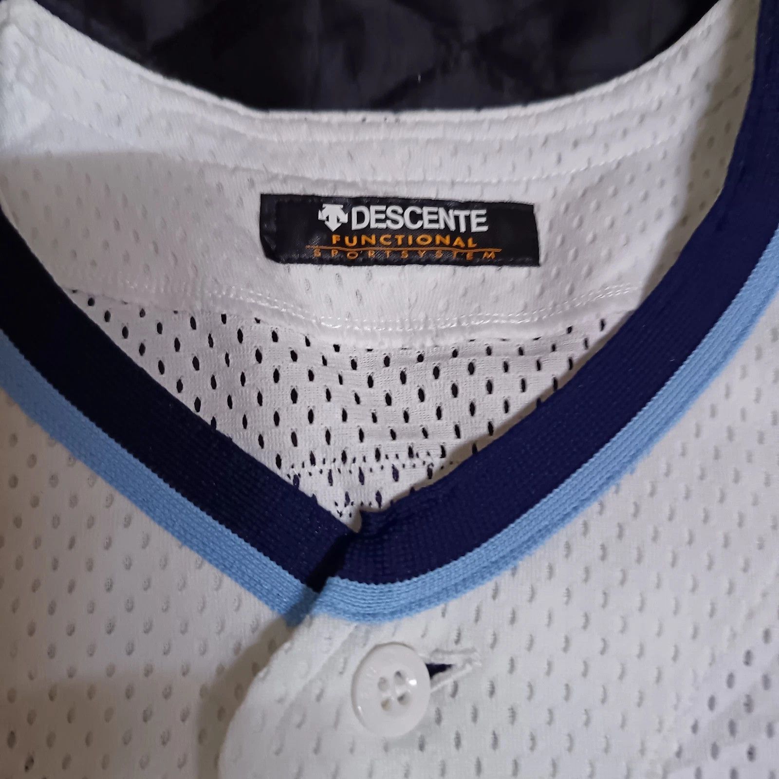 Descente Nisseki 日石 野球 Shakaijin Yakyu Japanese Baseball Jersey Size US L / EU 52-54 / 3 - 3 Thumbnail