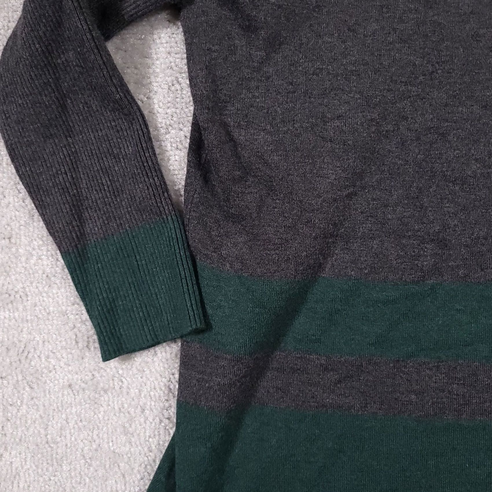 Jones New York Jones New York Signature Turtleneck Sweater Women's Medium Colorblock Oversized Pullover Knit Shirt Size M / US 6-8 / IT 42-44 - 5 Thumbnail