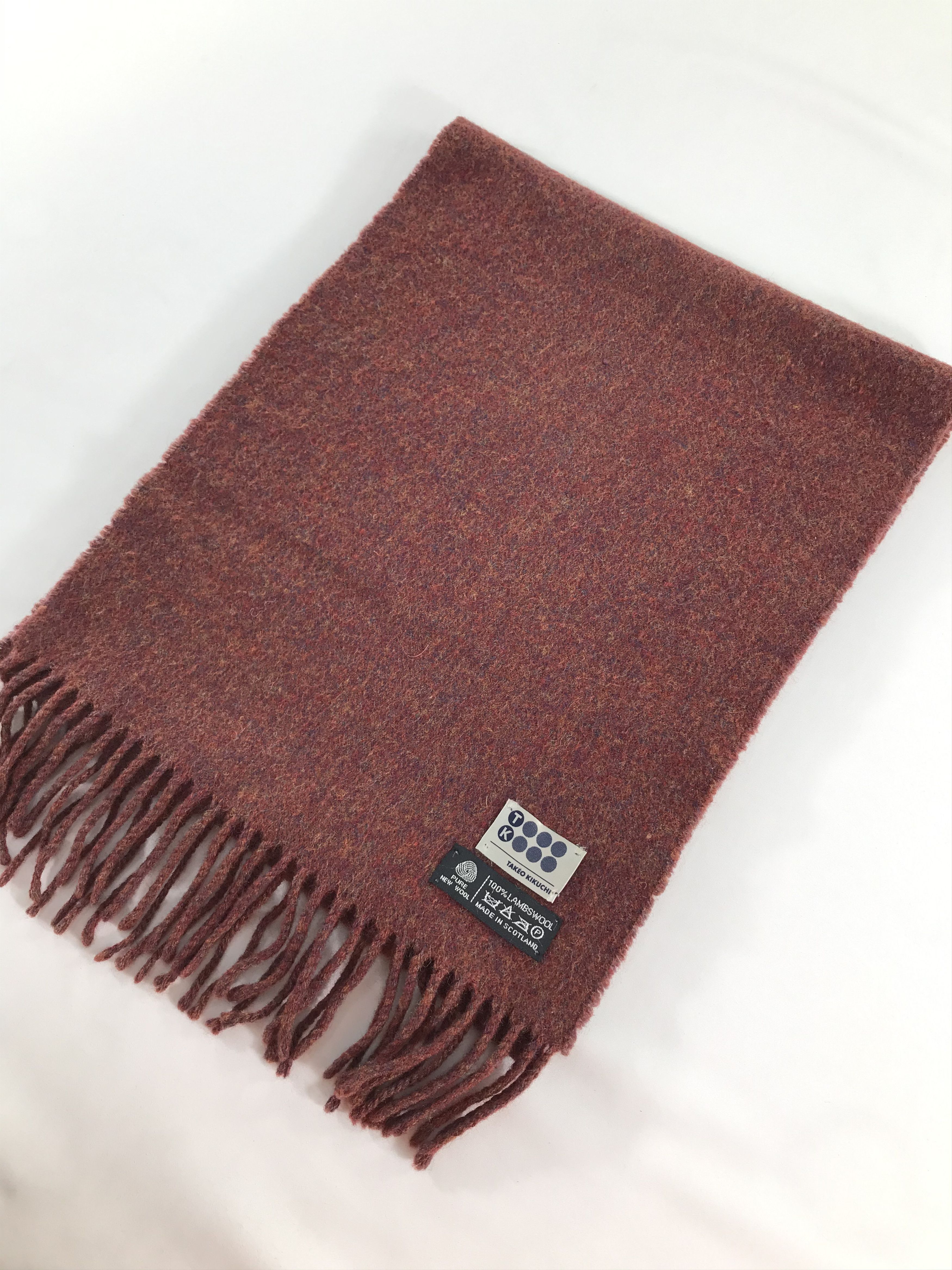 Takeo Kikuchi Takeo Kikuchi Wool Scarf Muffler V201 Size ONE SIZE - 3 Thumbnail