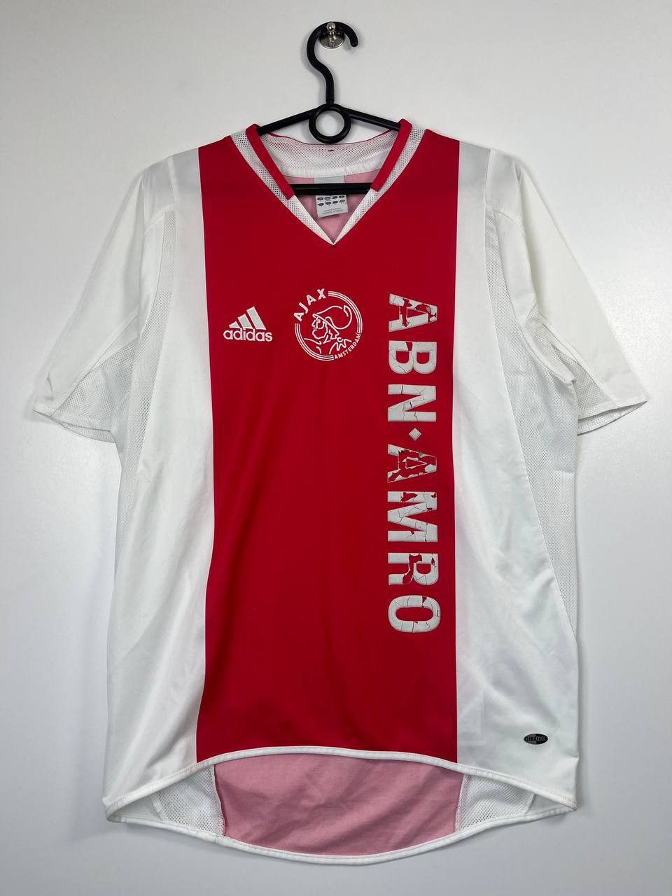 Adidas Ajax 04 05 Home Jersey Adidas ABN AMRO Climacool Mens L Size US L / EU 52-54 / 3 - 1 Thumbnail