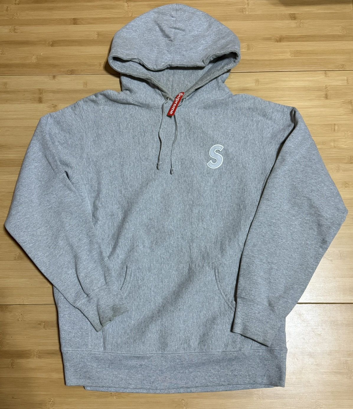 Supreme Supreme Reflective S Logo Grey Hooded Sweatshirt XL w/ Tag Size US XL / EU 56 / 4 - 2 Thumbnail