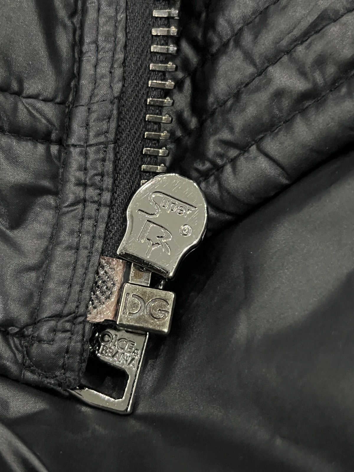 Dolce & Gabbana Dolce & Gabbana Nylon & Goatskin Trim Padded Jacket Size US M / EU 48-50 / 2 - 11 Thumbnail
