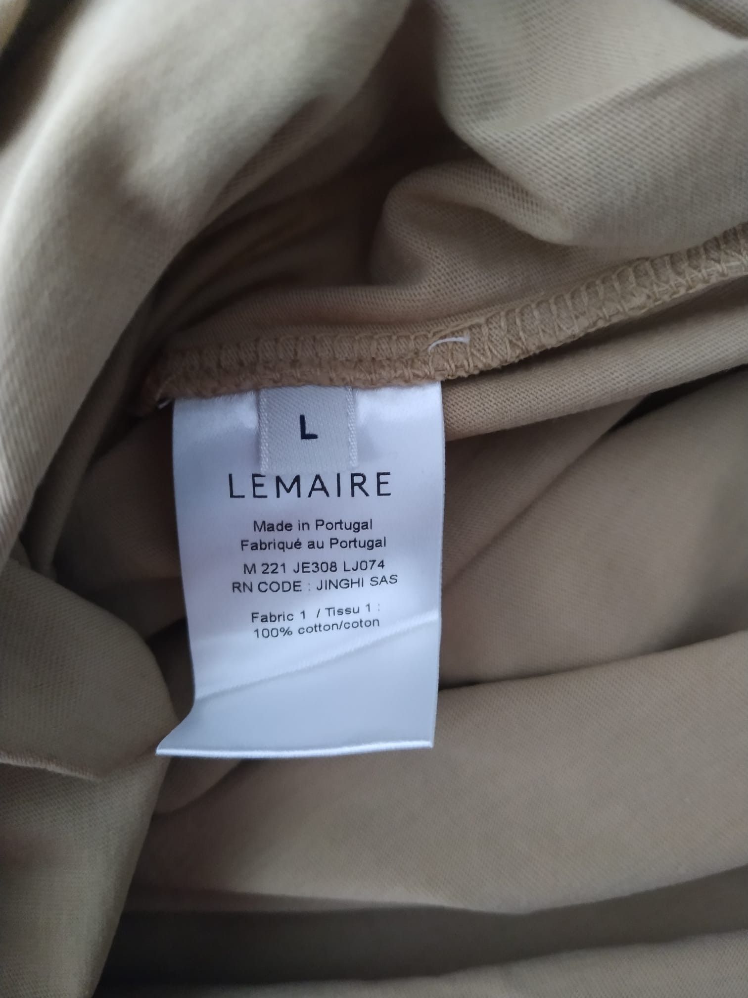 Lemaire cotton pocket t-shirt Size US L / EU 52-54 / 3 - 9 Thumbnail