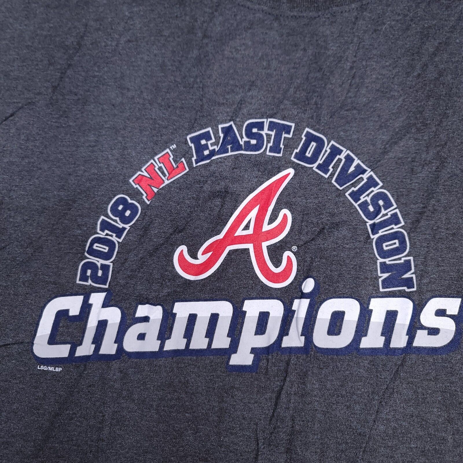 MLB MLB Atlana Braves Graphic Pullover Shirt Mens Size 2XL Gray Size US XXL / EU 58 / 5 - 3 Thumbnail
