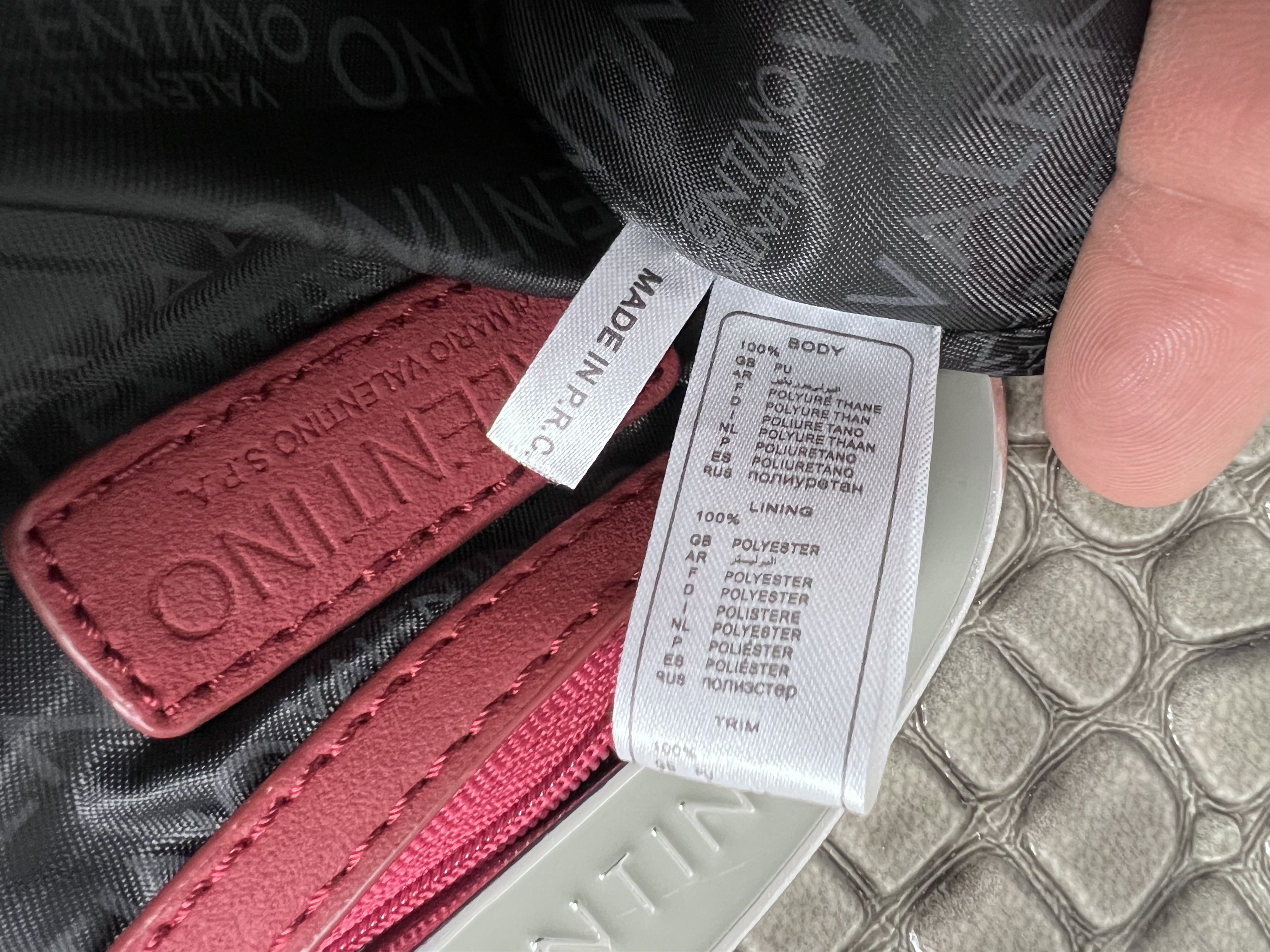 Mario Valentino Mario Valentino - Crocs Skin - 2 Way Bag Size ONE SIZE - 7 Thumbnail