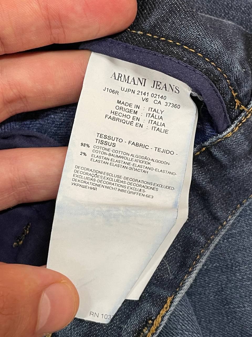 Armani Vintage Armani Jeans Size US 36 / EU 52 - 14 Thumbnail