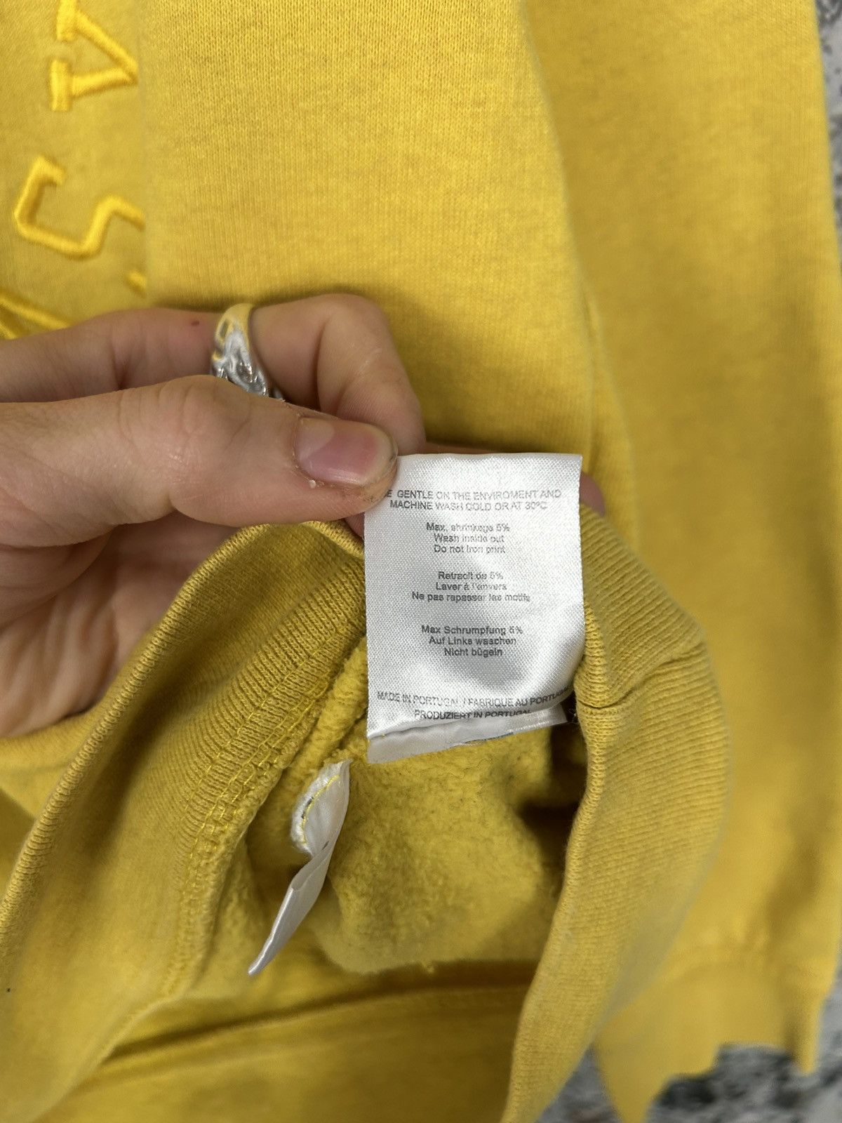 Ganni Ganni Easy Peasy Yellow Hoodie Scandi Minimalist Size S / US 4 / IT 40 - 6 Thumbnail