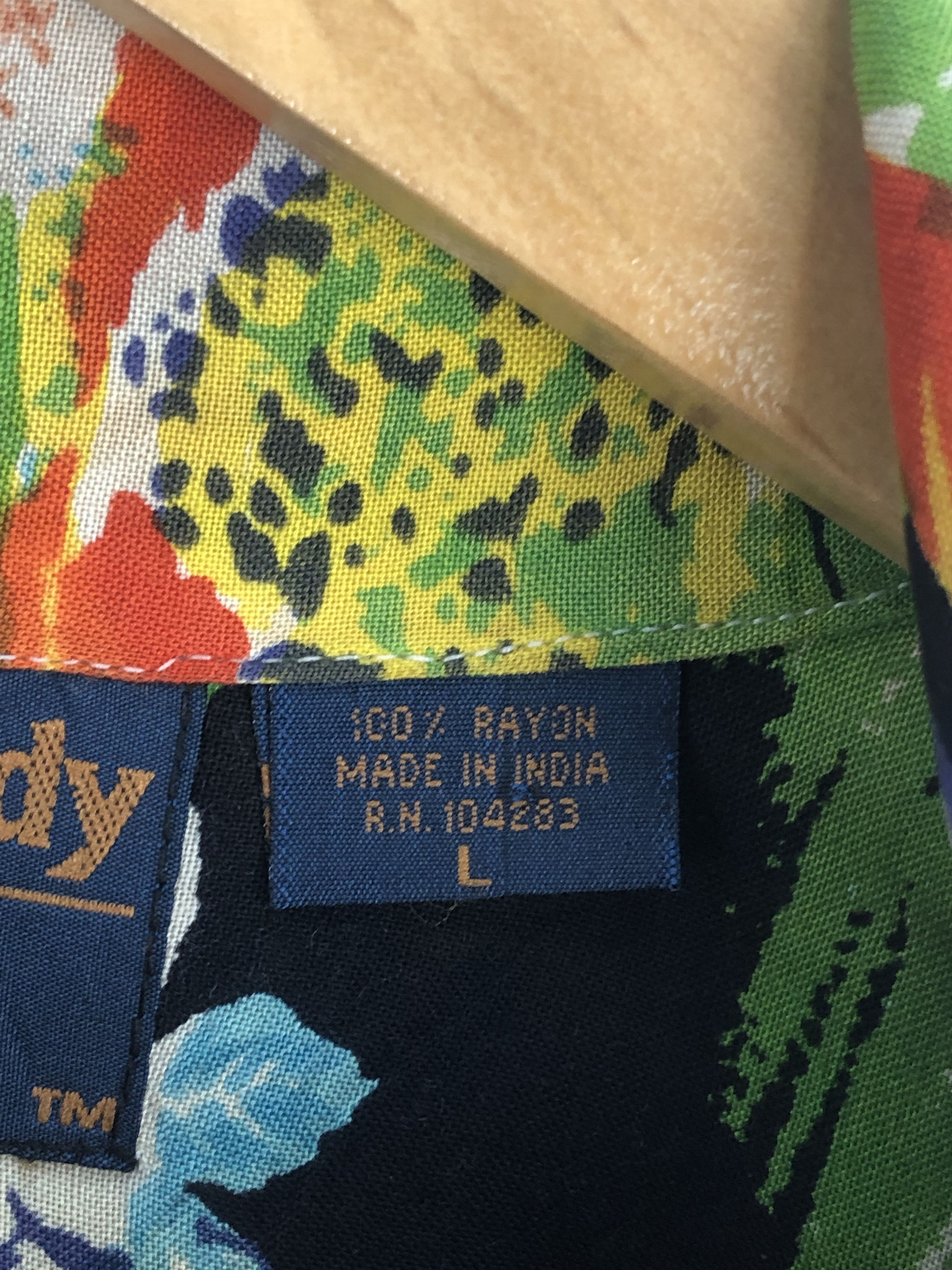 Vintage Vintage Hawaiian Sun Surf Rayon Motive Design TA0012 Size US L / EU 52-54 / 3 - 6 Thumbnail