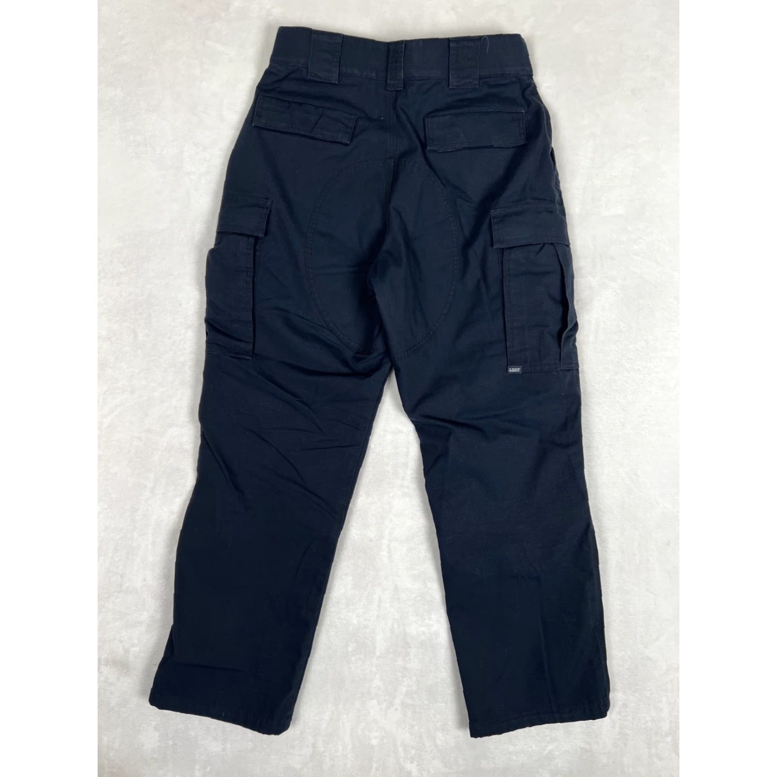 Vintage 5.11 Tactical Cargo Pants Medium Short Blue Ripstop Army USA Cargo Pants Mens Regular Straight Front Flat 5.11 Taclite Pro Military Pocket Pockets Size US 31 - 6 Thumbnail