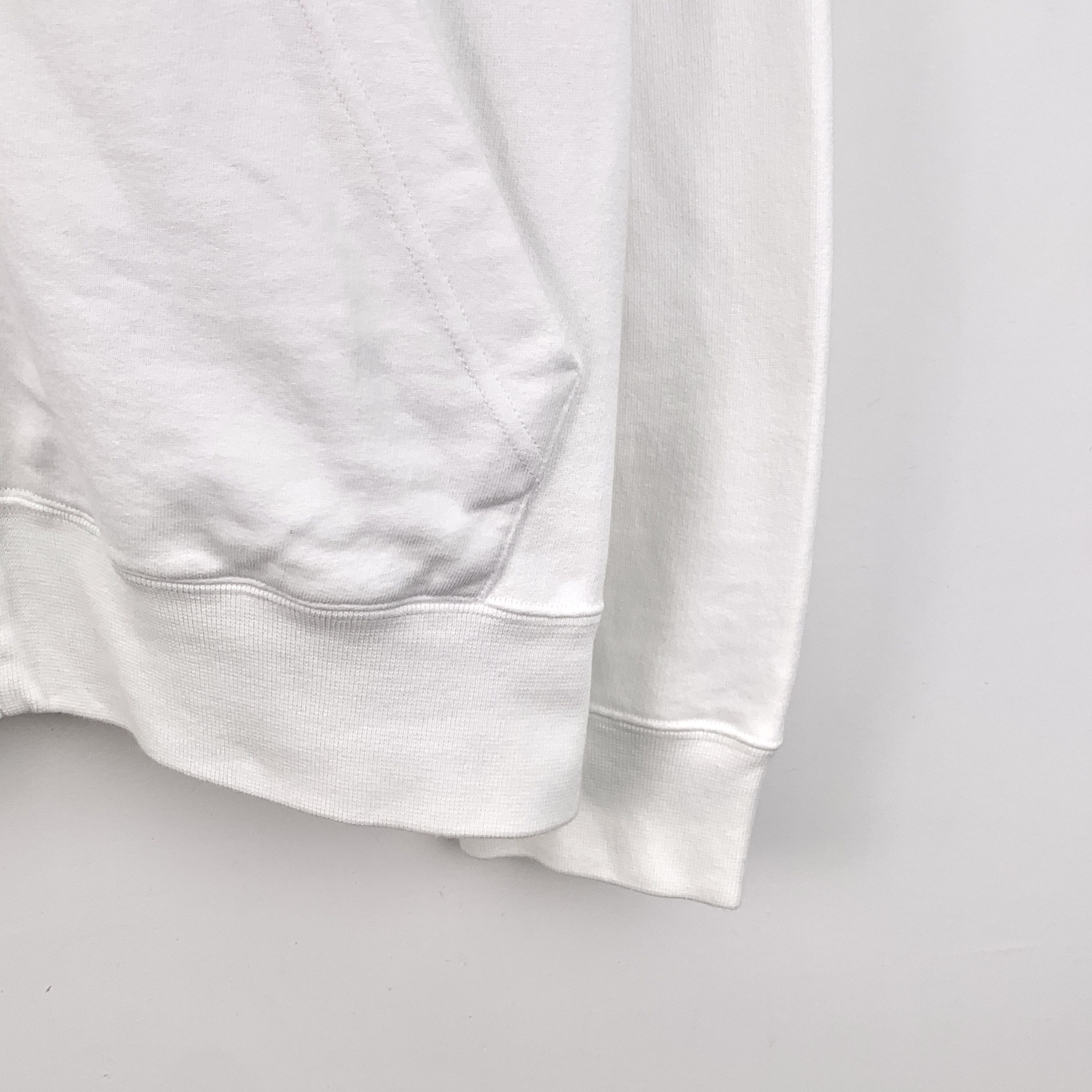 Chanel Chanel White Camellia Logo Print Zip-Up Hoodie (Size XL) Size US XL / EU 56 / 4 - 6 Thumbnail