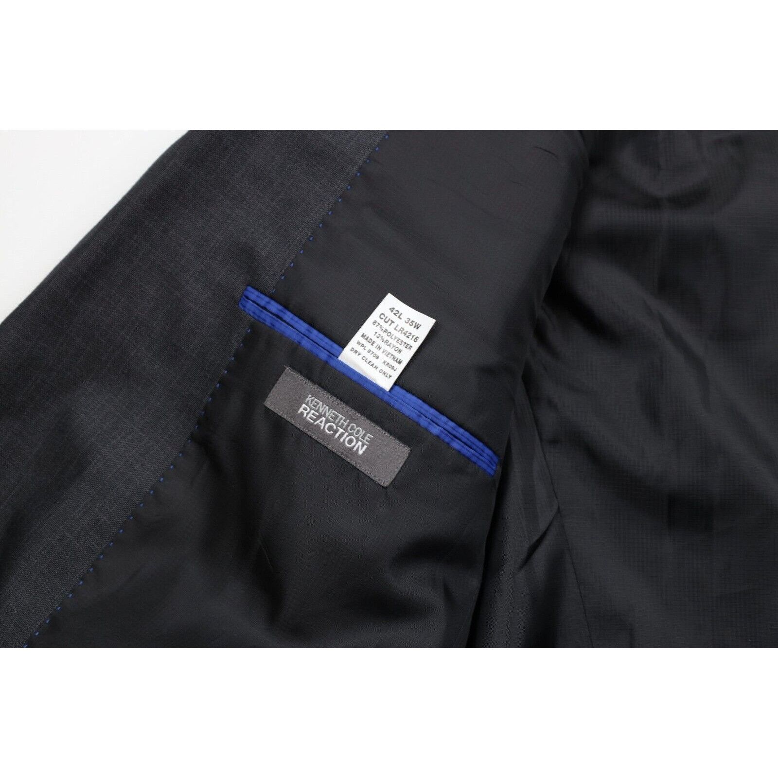 Kenneth Cole Kenneth Cole Reaction 2 Piece Suit Jacket Blazer Size 42L - 5 Thumbnail