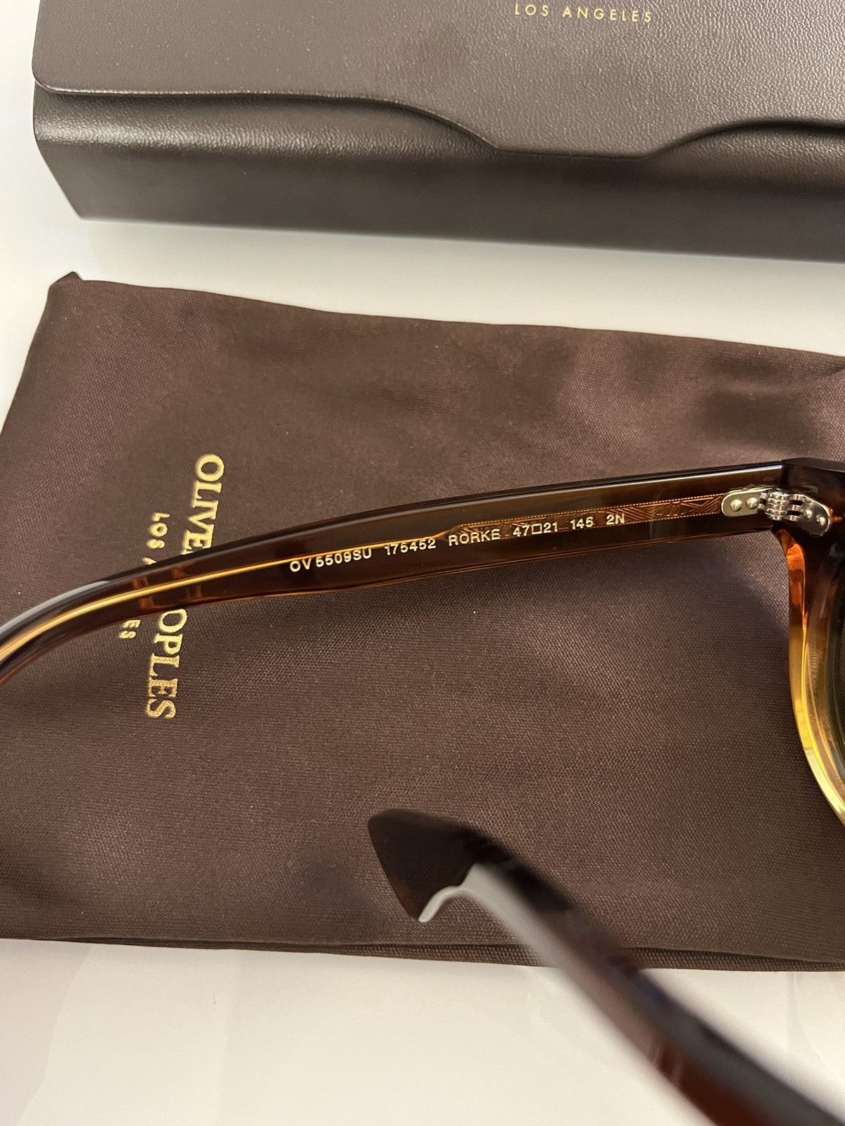 Oliver Peoples Olive Peoples RORKE 49mm Sun OV5509SU Size ONE SIZE - 5 Thumbnail