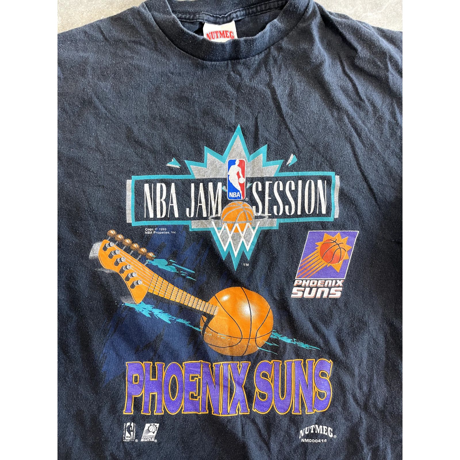 Other VTG 1994 PHOENIX SUNS NUTMEG NBA JAM SESSION TOUR SHIRT SING Size US L / EU 52-54 / 3 - 2 Thumbnail