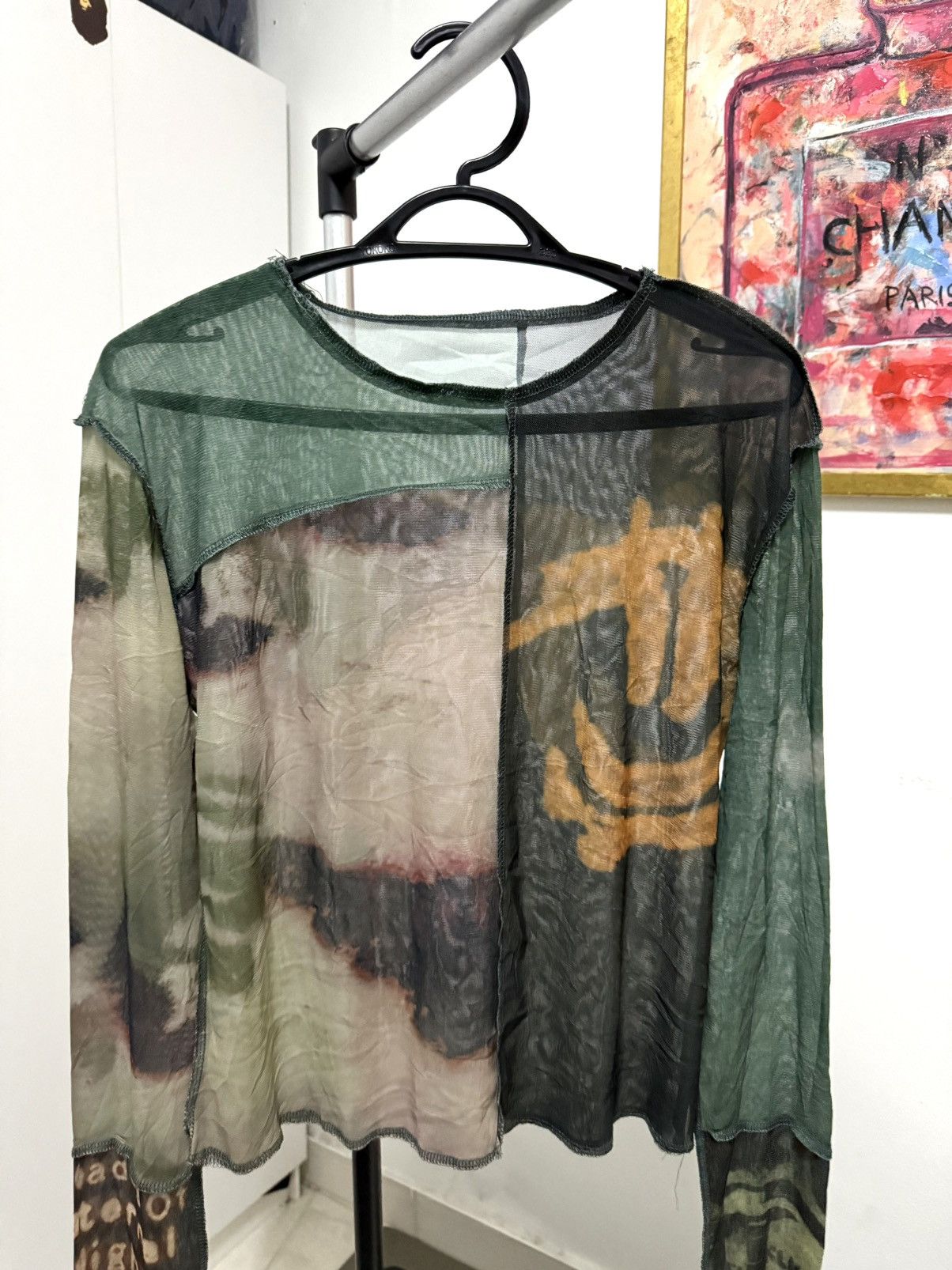 Misbhv MISBHV Multicolor Wool T-Shirt Size S / US 4 / IT 40 - 3 Thumbnail