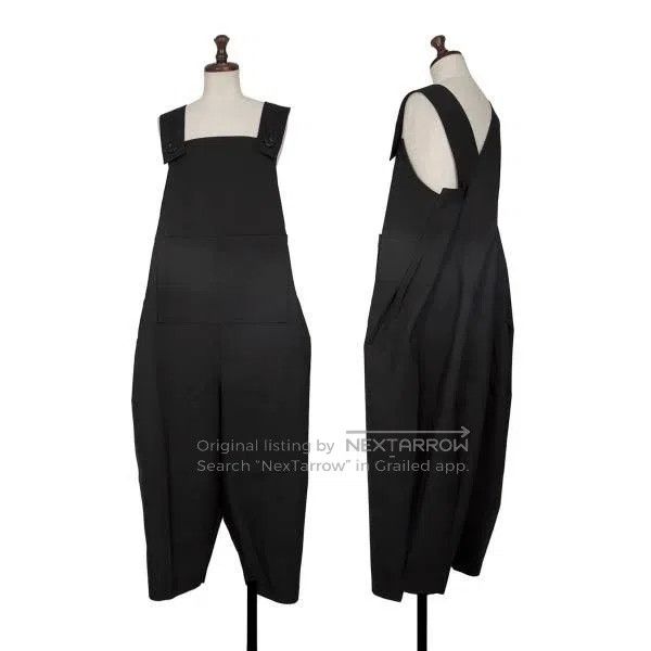 Comme des Garcons Comme des Garcons size M Black Retro Design Overalls Size 23" - 1 Thumbnail