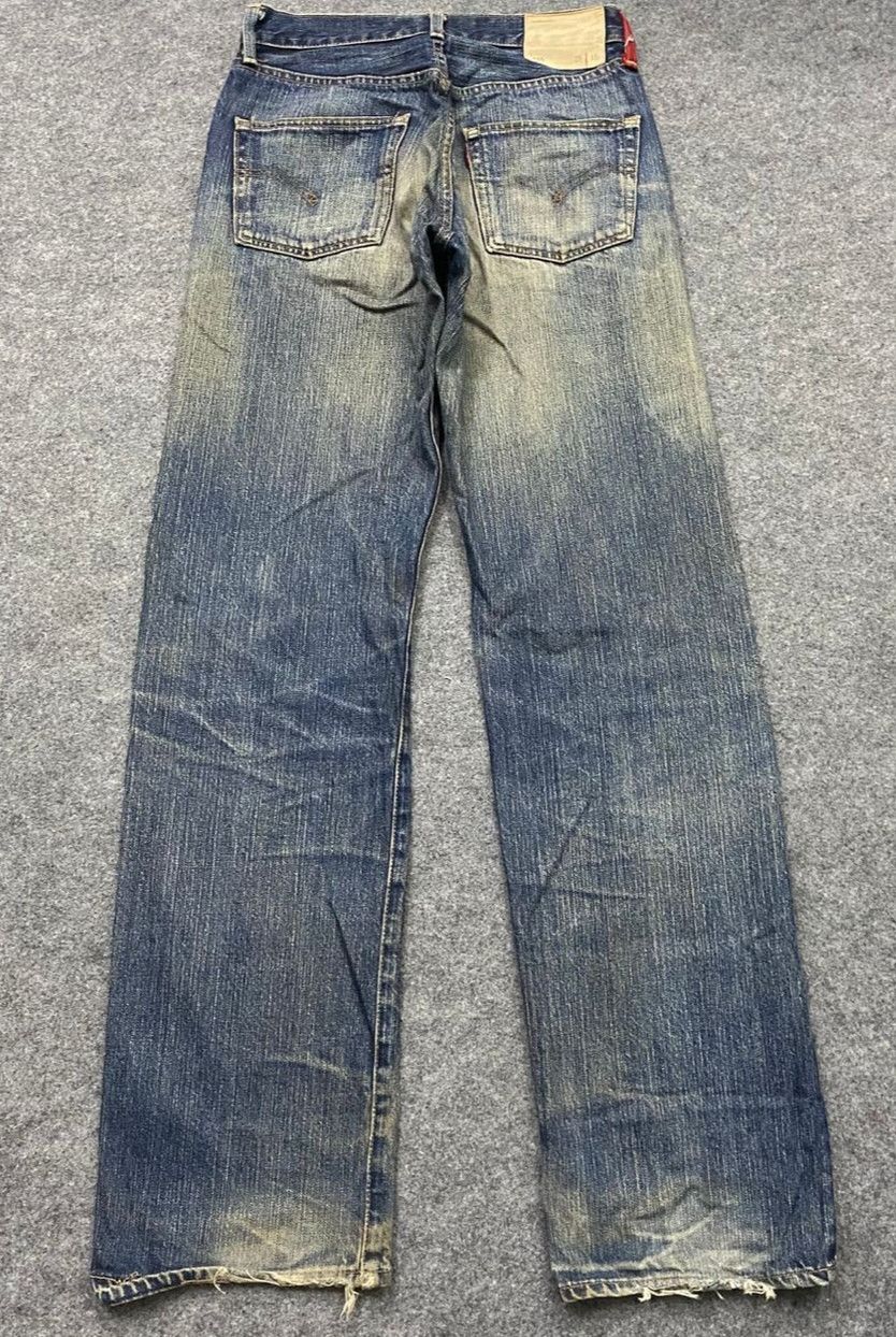 Levi's Vintage 90s Levis Distressed Denim Kurt Cobain Style Size US 28 / EU 44 - 2 Thumbnail