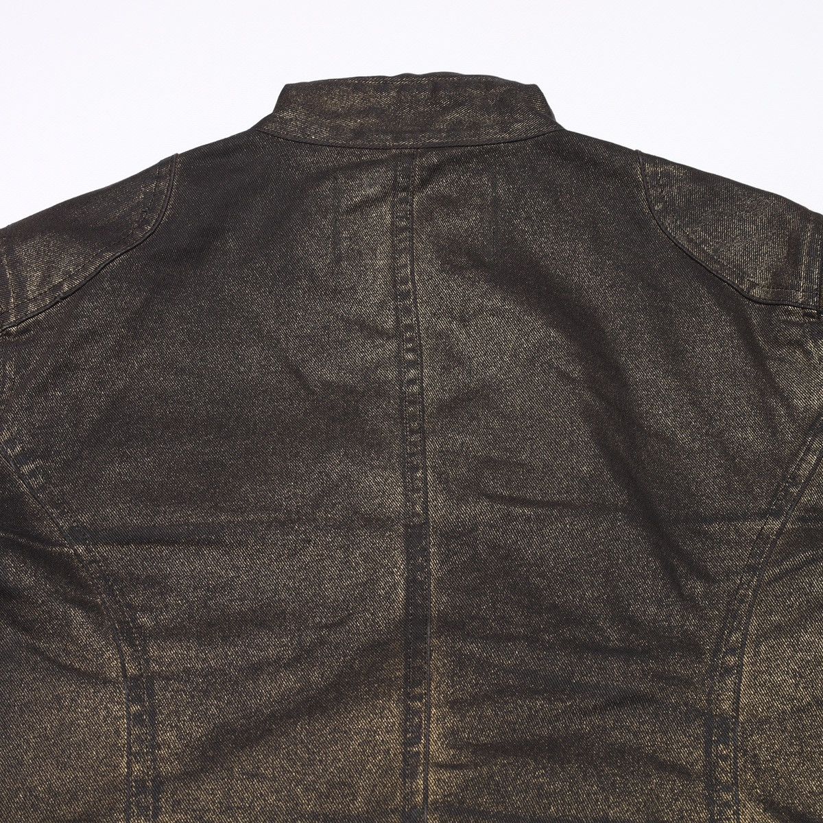 Ralph Lauren Ralph Lauren Jeans Co Bronze Brown Glitter jacket Biker Crop Size XS / US 0-2 / IT 36-38 - 16 Thumbnail
