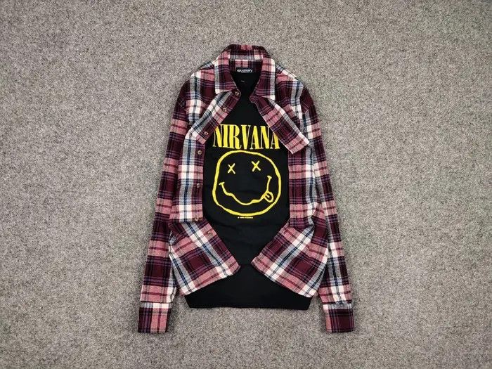 Flannel Vintage Flannel Shirt Travis Scott Style Y2K Style Size US L / EU 52-54 / 3 - 1 Thumbnail