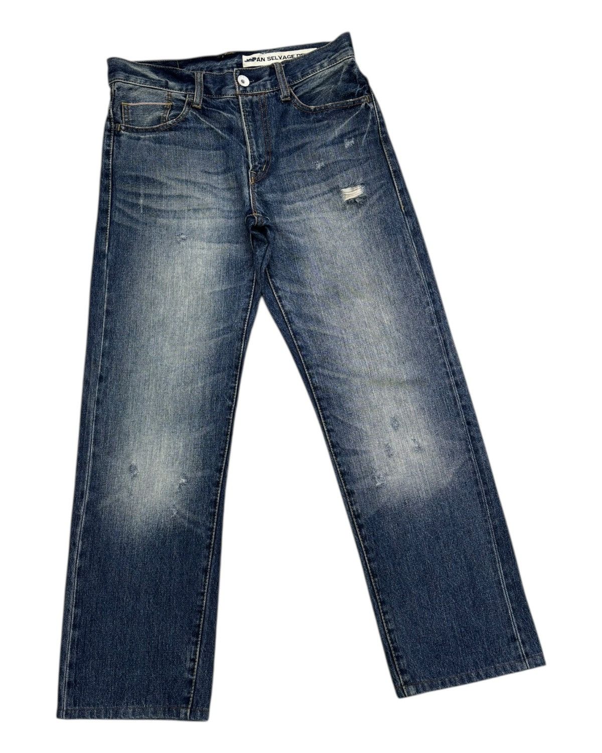 Japanese Brand Rush Hour JAPAN SELVAGE DENIM Jeans Size US 30 / EU 46 - 6 Thumbnail