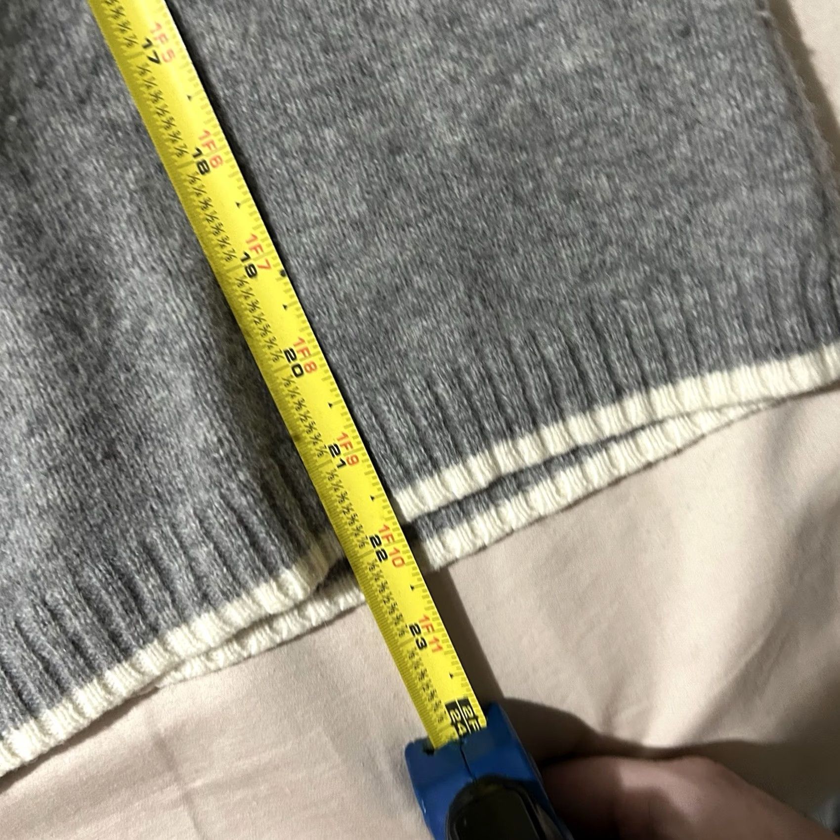 Eddie Bauer VINTAGE Eddie Bauer Fair Isle Nordic Lambs Wool Full Zip Sweater XL Women Gray Pullover Knit Wool Size XL / US 12-14 / IT 48-50 - 6 Thumbnail